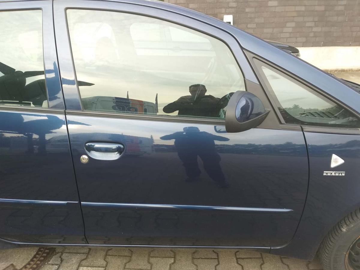 Mitsubishi Colt Z30 original Tür vorn rechts 5-Türer T43 Blau Rohbau Bj.2005